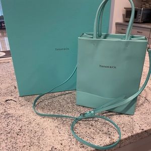 Tiffany & Co. Leather Bag in Tiffany Blue